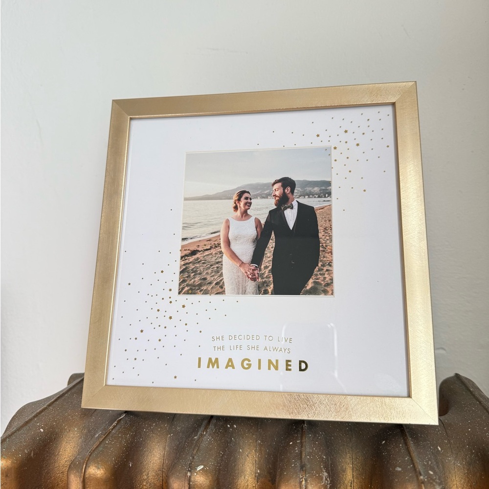 Gold Square Photo Frame - Paper Destiny